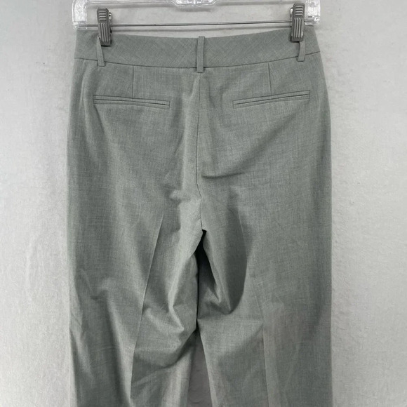Tahari by ASL Dress Pants Women's Sz 2 Gray Wide-Leg Mid-Rise Stretch Pockets - Picture 8 of 11